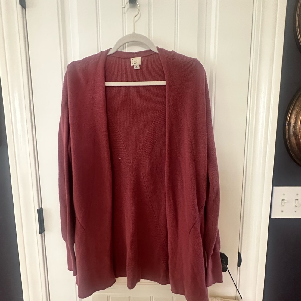 🎄A New Day mauve cardigan